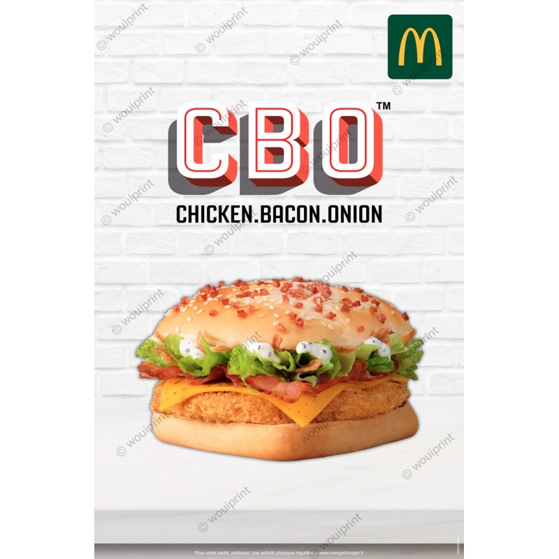 McDonald's Affiche lobby CBO McDonald's Affiche lobby CBO