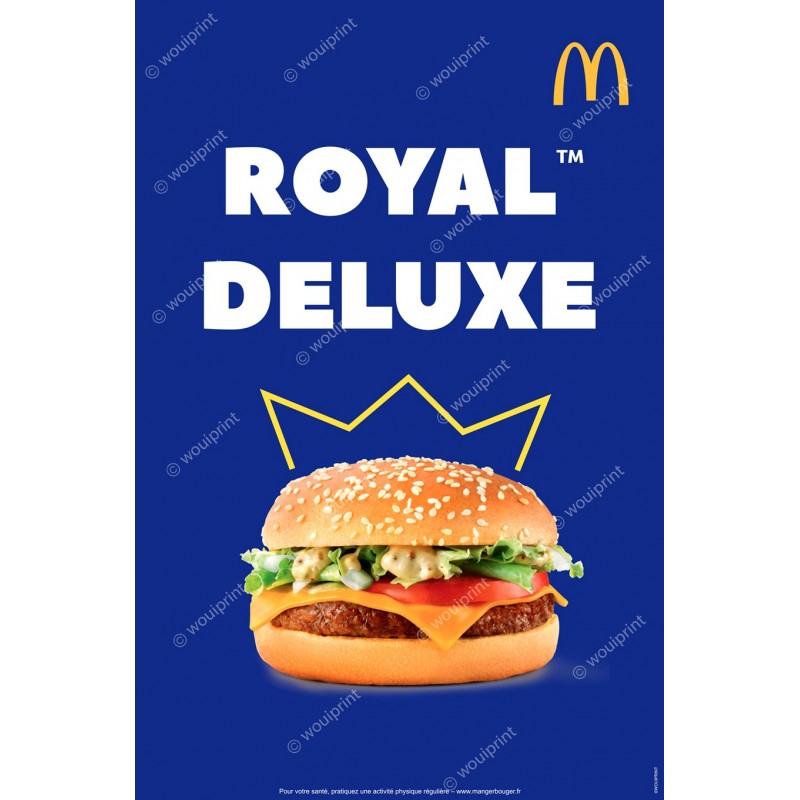 McDonald's Affiche lobby Royal Deluxe McDonald's Affiche lobby Royal Deluxe