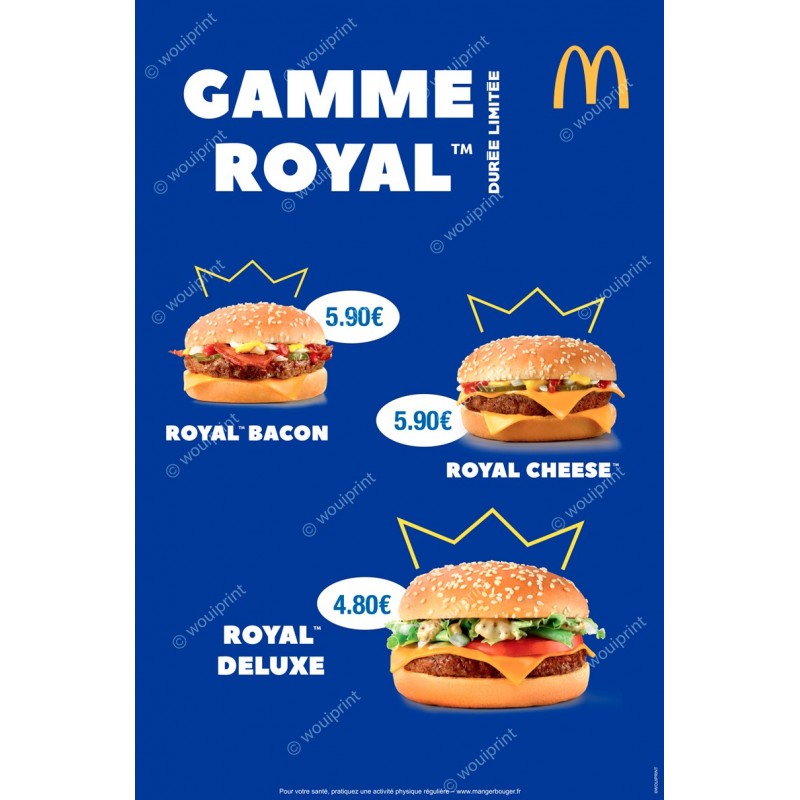 McDonald's Affiche lobby Royal Deluxe