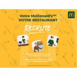 Set à plateau McDonald's Recrutement