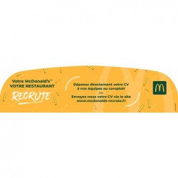 Habillage borne NGK McDonald's Recrutement