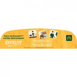 Habillage borne NGK McDonald's Recrutement