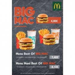 McDonald's affiche heroboard Big Mac