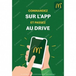 McDonald's affiche heroboard Click&Collect