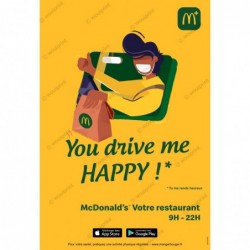 McDonald's affiche heroboard Drive