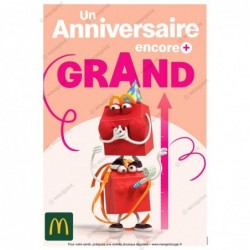 McDonald's affiche heroboard Happy Anniversaire