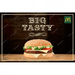 McDonald's Bache extérieure 150x100 cm Big Tasty