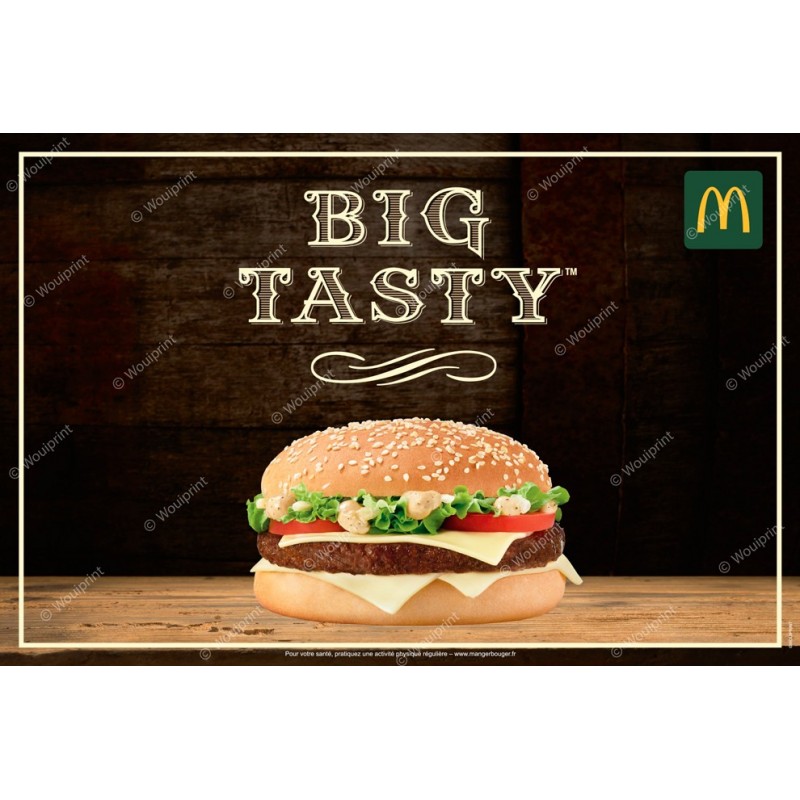 McDonald's Bache extérieure 150x100 cm Big Tasty