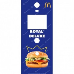 McDonald's habillage borne drive  Royal Deluxe