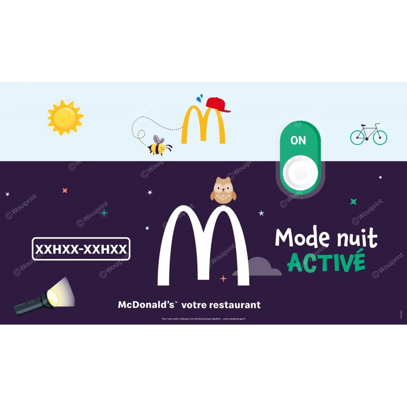 McDonald's meuble VCVE Horaires tardifs