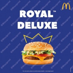 McDonald's publication Instagram gamme Royal