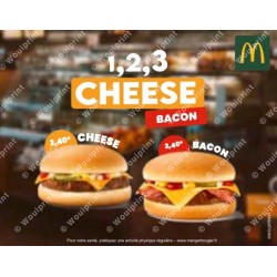 McDonald's visuel pages locales Cheeseburger Bacon