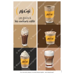 McDonald's affiche heroboard McCafé