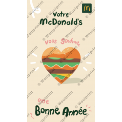 McDonald's Story Bonne Année Burger
