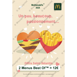 Heroboard McDonald's Saint Valentin