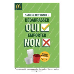 McDonald's Abribus Re Use Anti Vol