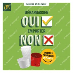 McDonald's publication Instagram Re-Use Anti-Vol