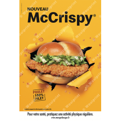 McDonald's affiche McCrispy