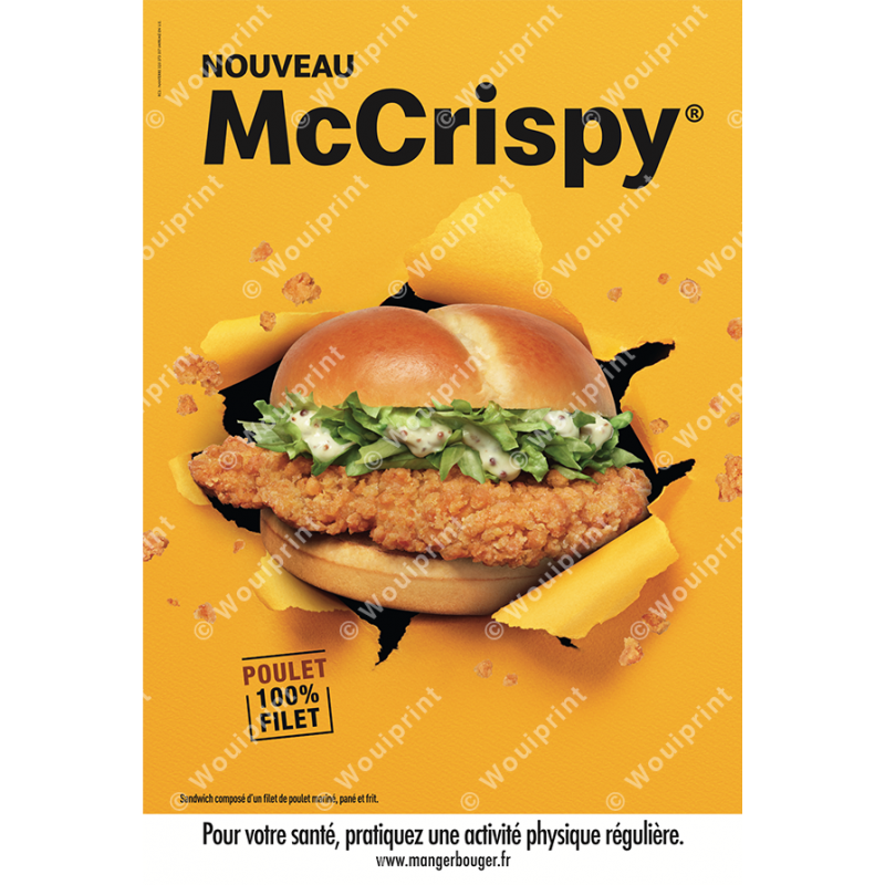 McDonald's affiche McCrispy
