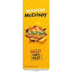 Xbanner avec structure McDonald's McCrispy