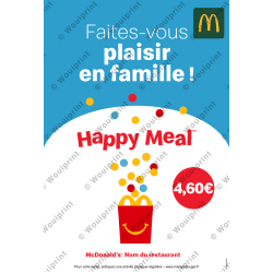 McDonald's affiche heroboard Happy Meal