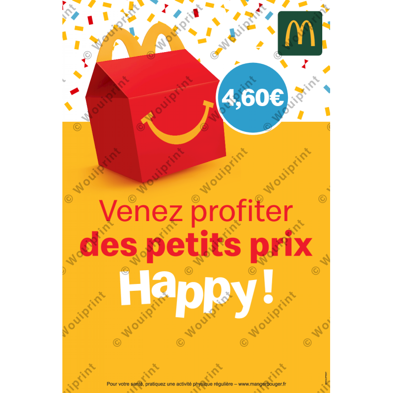 McDonald's affiche heroboard Happy Meal
