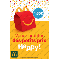 McDonald's Affiche lobby Happy Meal