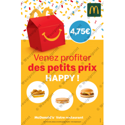 McDonald's Affiche lobby Happy Meal