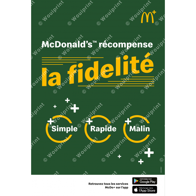 Abribus McDonald's Récompense la fidélité