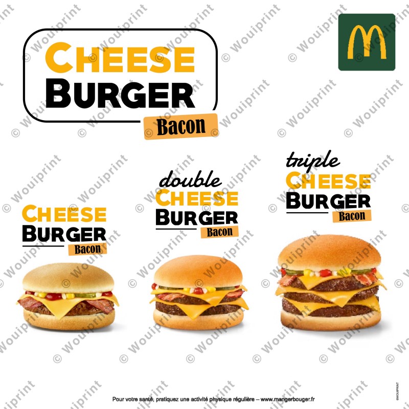 McDonald's publication Instagram gamme Cheese Bacon