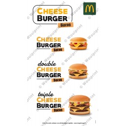 McDonald's Snapchat gamme Cheese Bacon