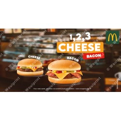 McDonald's couverture Facebook Cheese Bacon