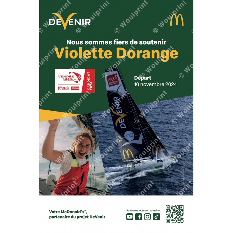 Violette Dorange Vendée Globe McDonald's