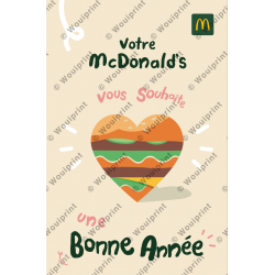 Affiche Lobby Bonne Année Burger