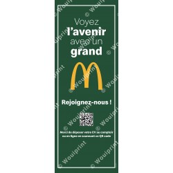Xbanner avec structure McDonald's Recrutement Grand M