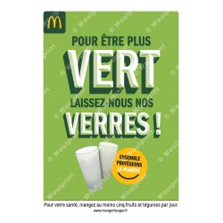 Sticker A4 McDonald's Re-Use Accroche 1