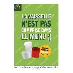 Sticker A4 McDonald's Re-Use Accroche 4