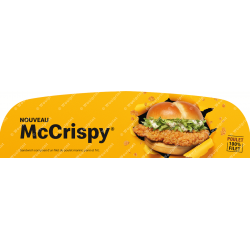 Habillage borne NGK McDonald's McCrispy