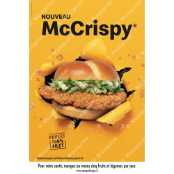 Affiche lobby McCrispy