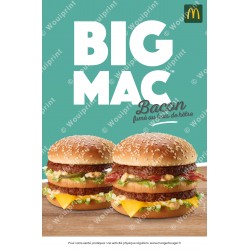 Affiche lobby BIG MAC BACON
