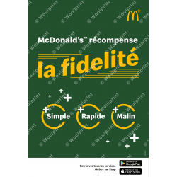 Abribus McDonald's Récompense la fidélité