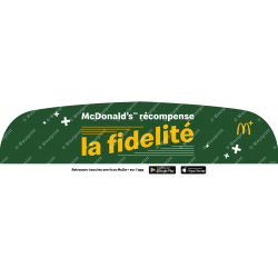 Habillage borne NGK McDonald's récompense la fidélité