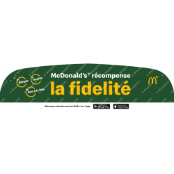 Habillage borne NGK McDonald's récompense la fidélité