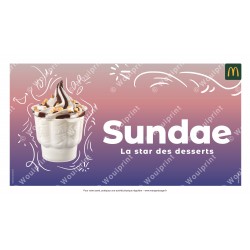 McDonald's couverture Facebook Sundae