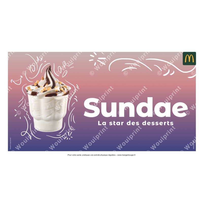 McDonald's couverture Facebook Sundae