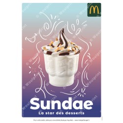 Abribus McDonald's Sundae