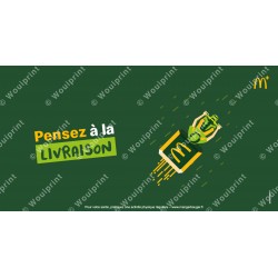 McDonald's Publication Facebook Livraison à domicile