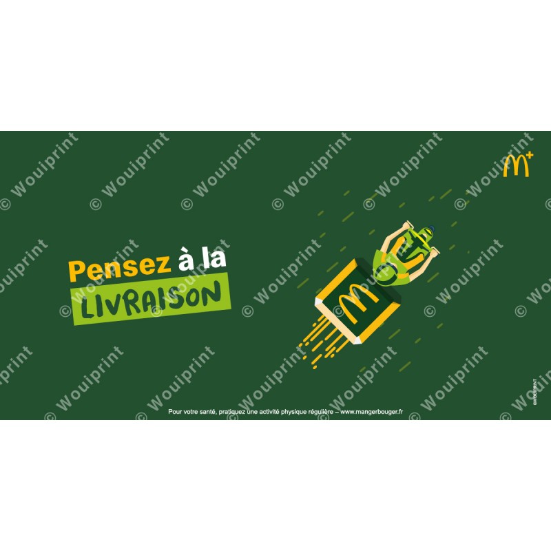 McDonald's Publication Facebook Livraison à domicile