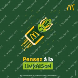 McDonald's publication Instagram Livraison à domicile