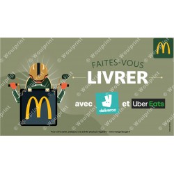 McDonald's couverture facebook Livraison à domicile